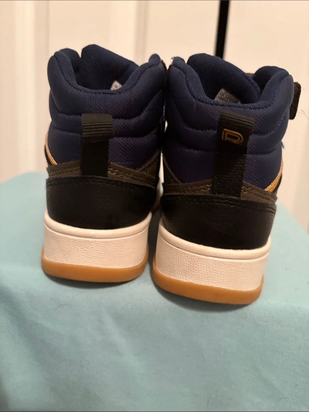 Rockport Kids Brown, Navy & Tan High-Top Boots